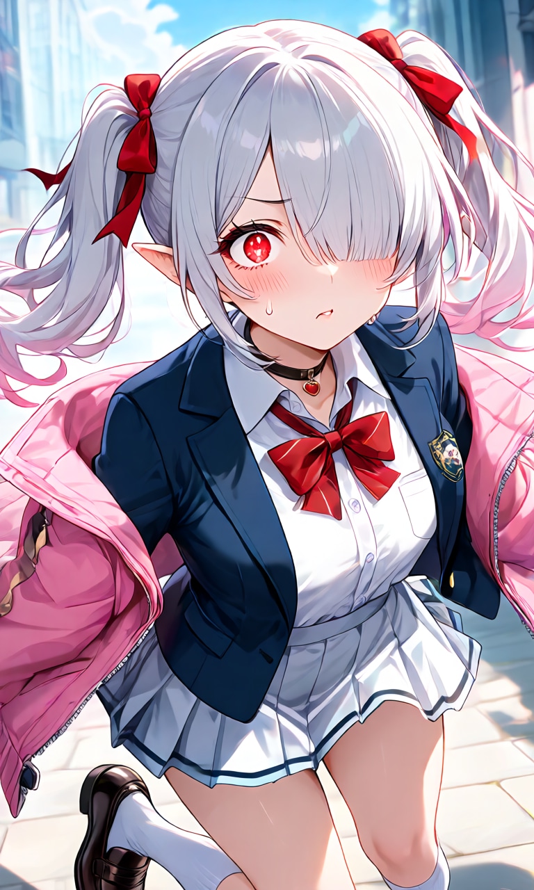 遅刻しそうなシロネさん