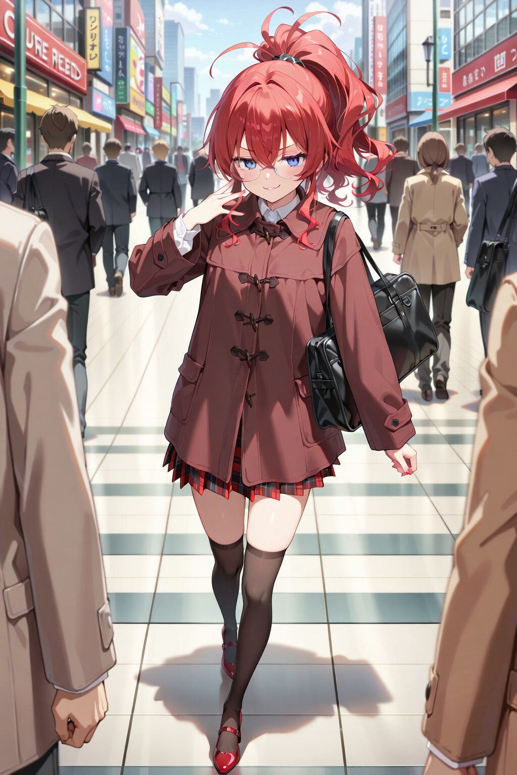 通勤中のジト目先生 ドヤ顔バージョン