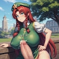 ふたなり美鈴 2枚目