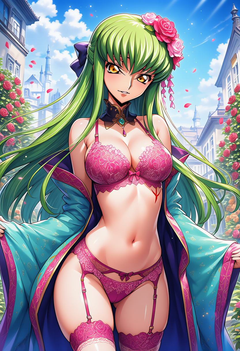 花窓通りに揺れる鼓動 — Flower Avenue, Hidden Pulse