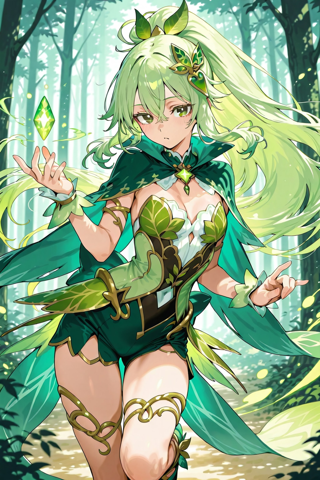 風と緑の守護者な魔法少女