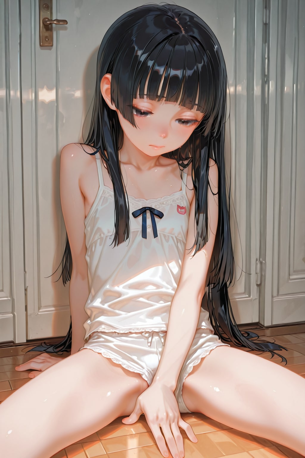 じっとしててねっ・・