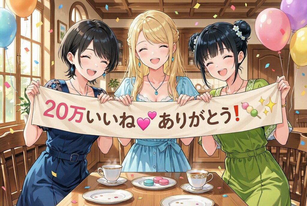 20万いいね💓ありがとうございます‼️🥰✨