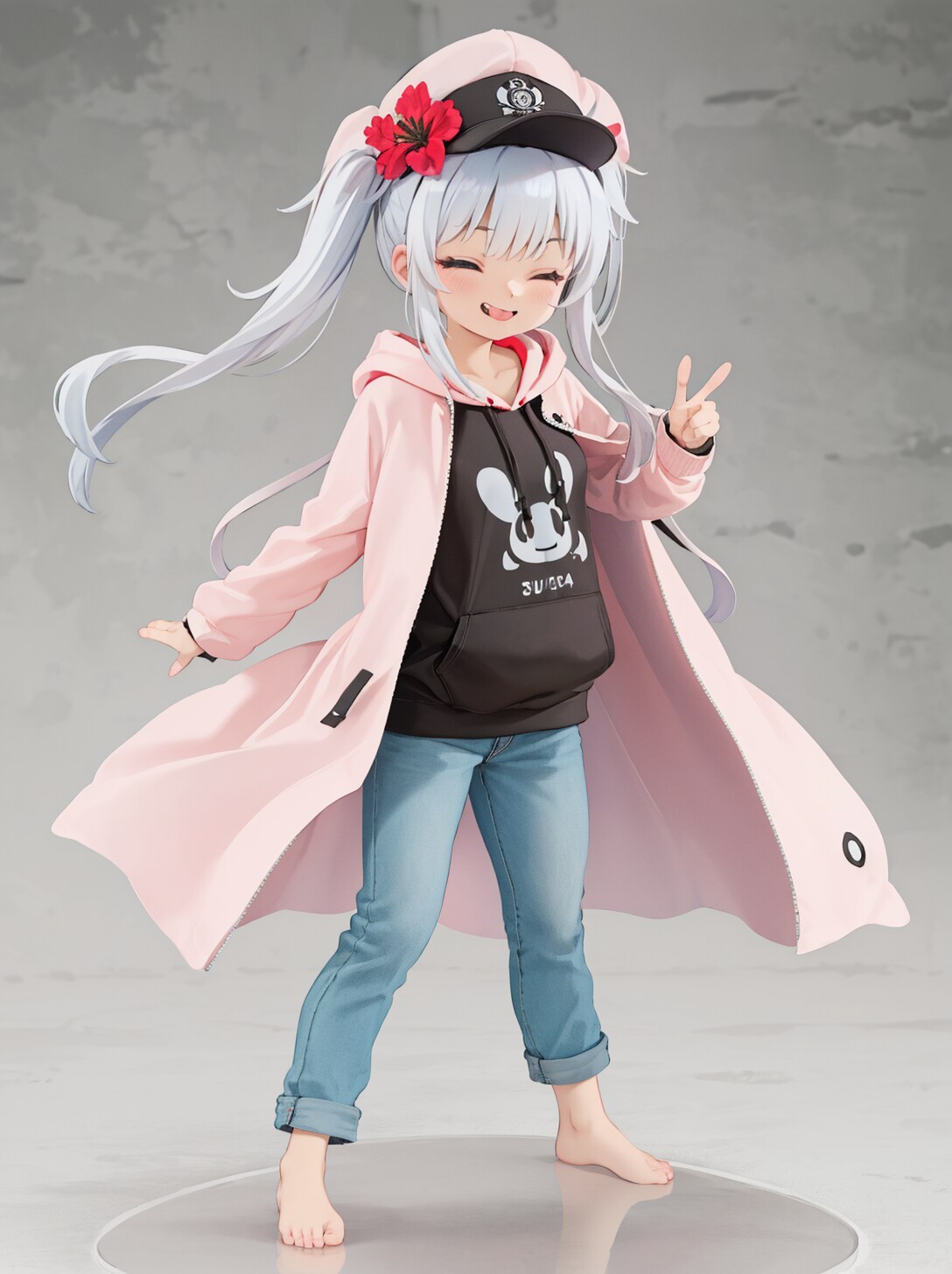 これはトレーナー着てさらにパーカー着てるってことぉ？ | の人気AIイラスト・グラビア