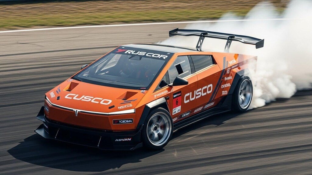 クスコテスラサイバートラックのドリ車