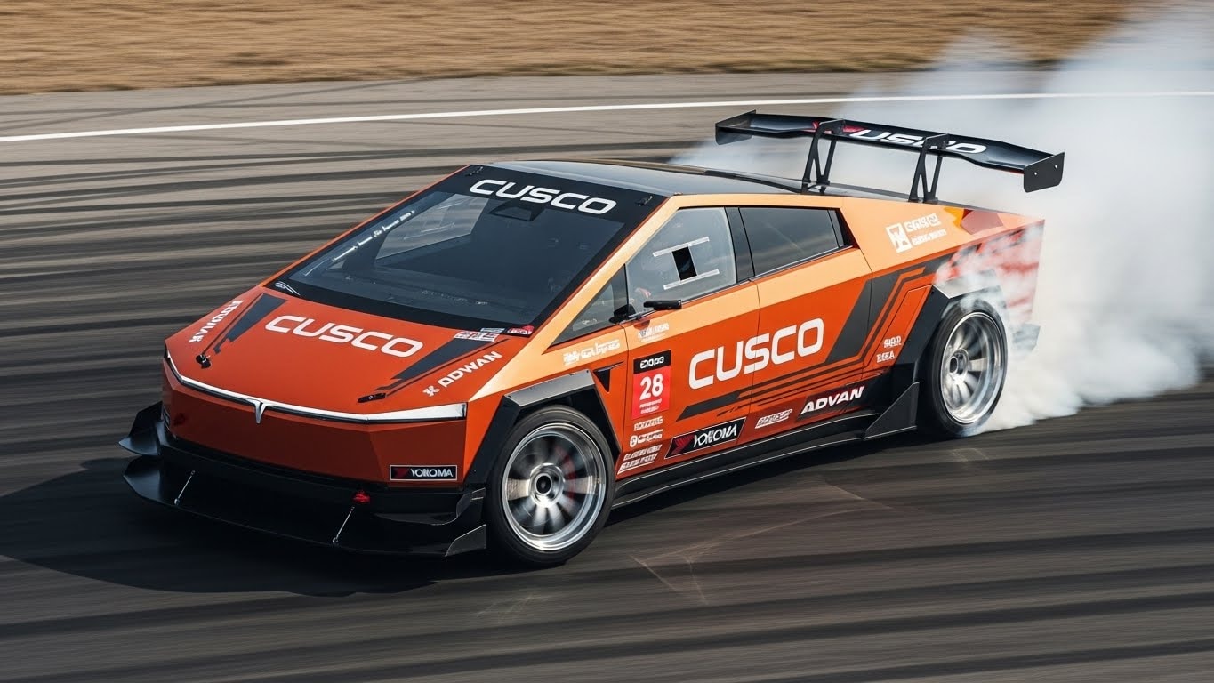 クスコテスラサイバートラックのドリ車 | の人気AIイラスト・グラビア