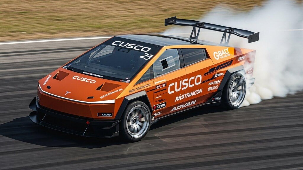 クスコテスラサイバートラックのドリ車