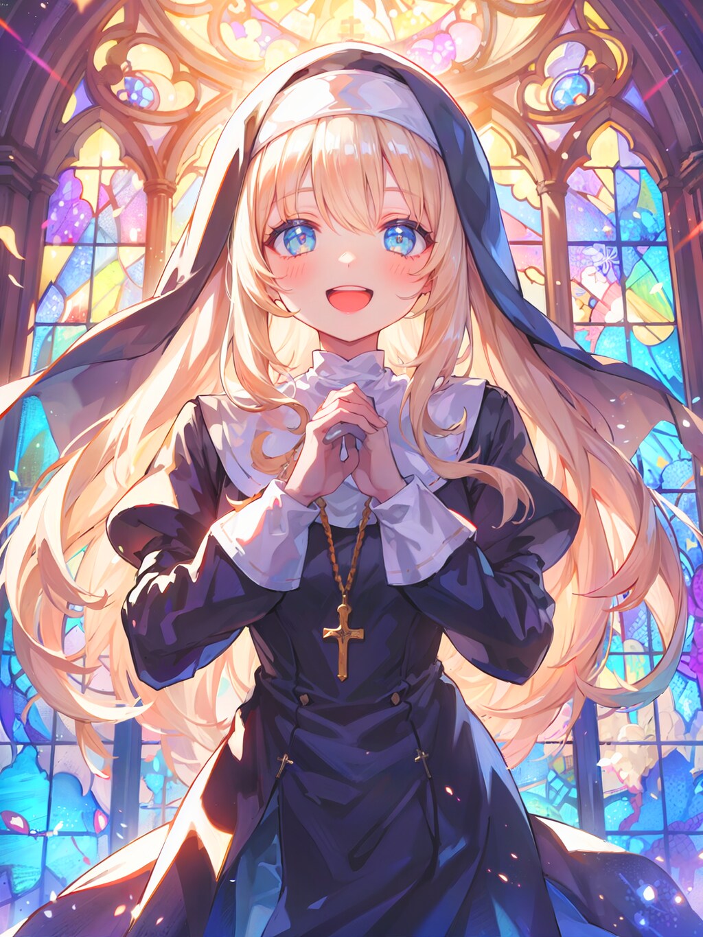 聖女とステンドグラス