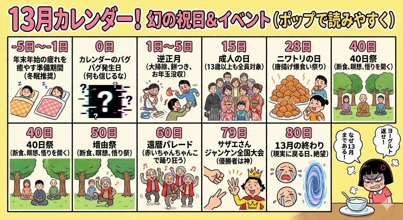 13月の過ごし方！(Gemini版) | の人気AIイラスト・グラビア