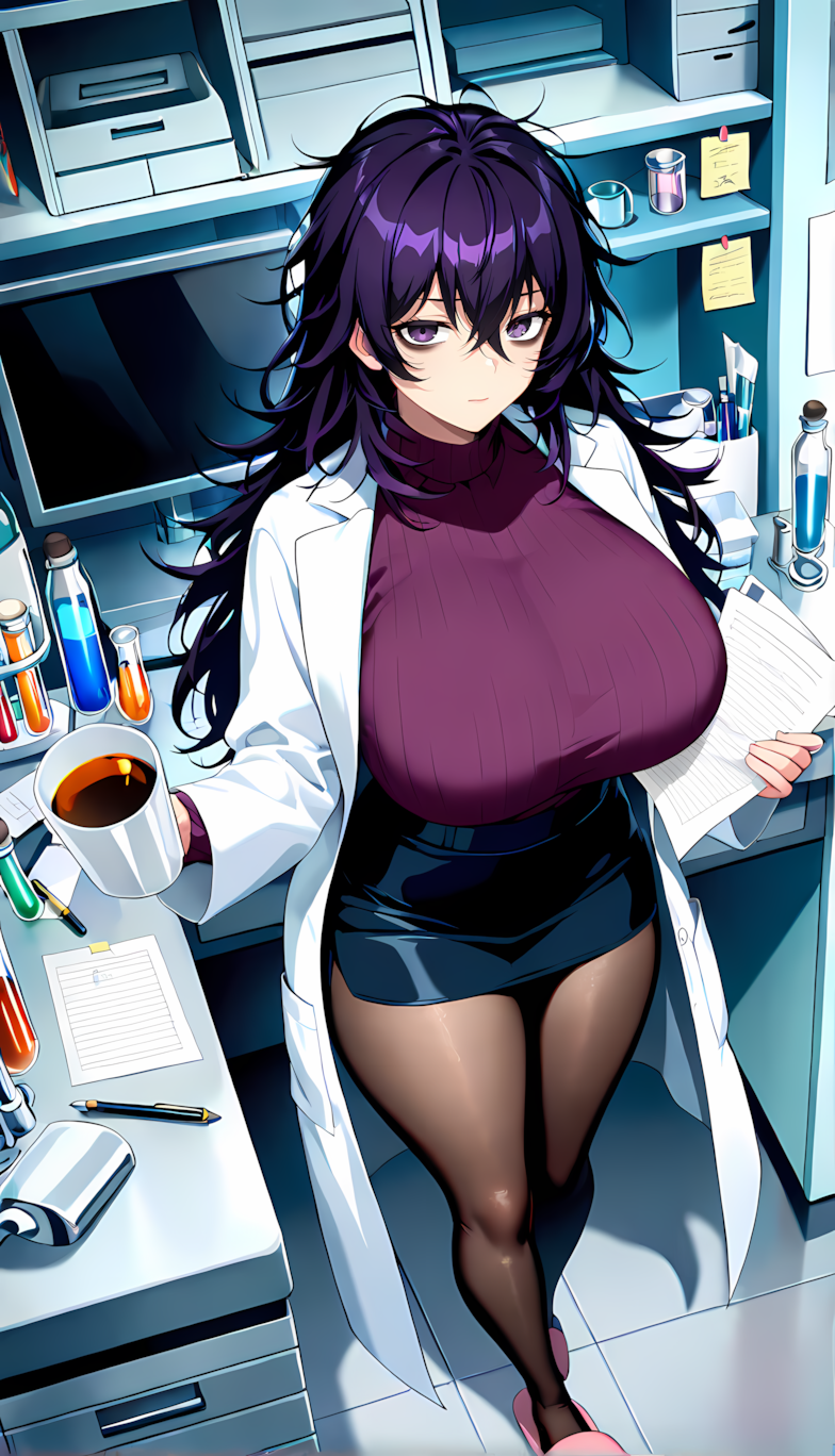 臭そう（？）な女研究員さん