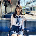 電車女子➁ 3枚目