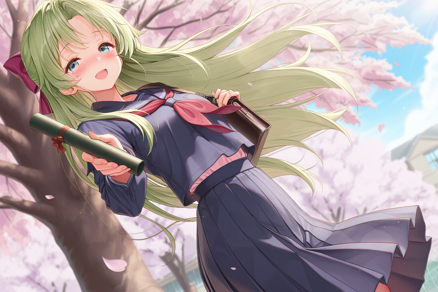 お世話になった学校に