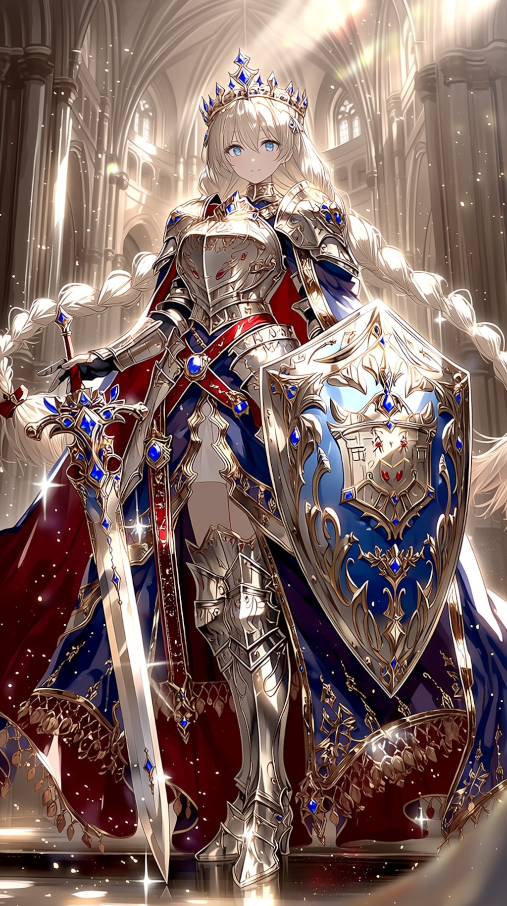 👑 Crimson Queen of the Azure Crown  「蒼き王冠の紅蓮女王」