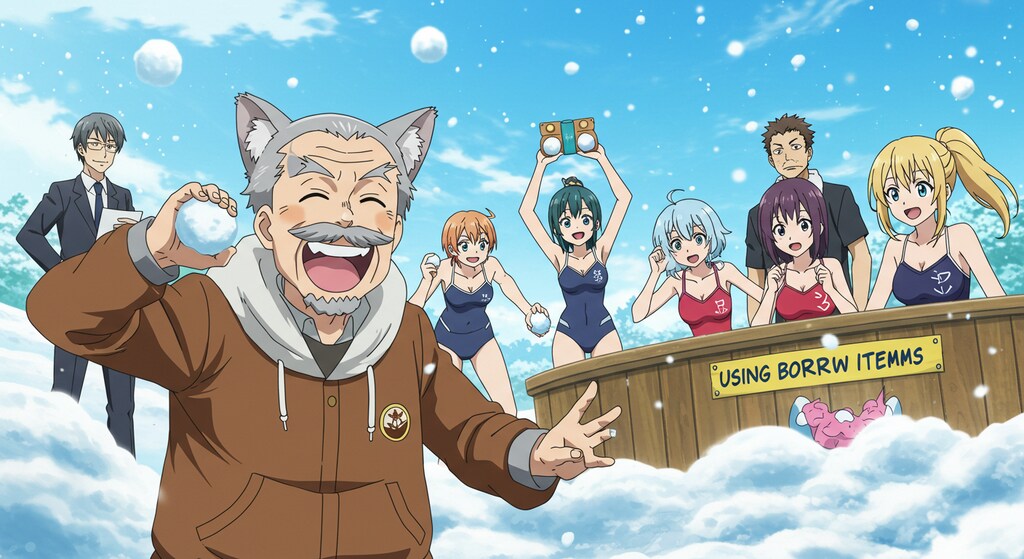 借り物団体雪合戦