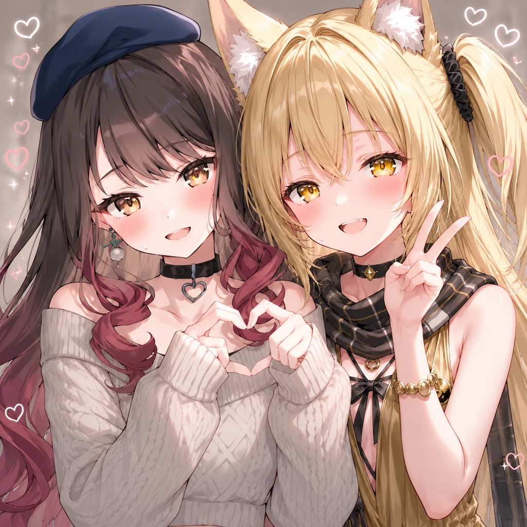 ミラちゃんとSumiちゃんツーショット！