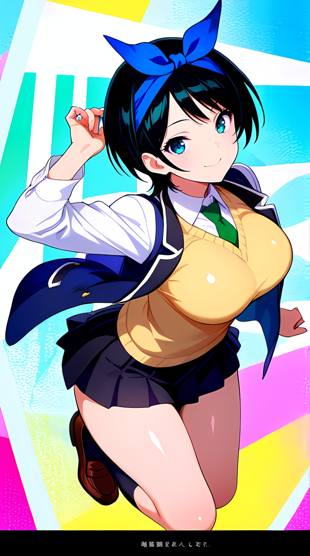 おはようイラスト♪～更科瑠夏13（彼女、お借りします。）