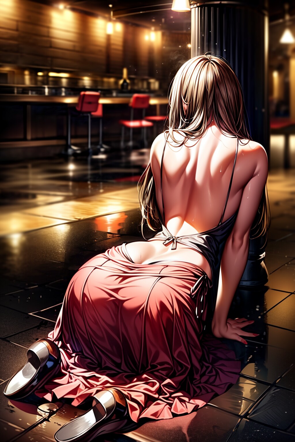 嘔吐感。　nausea.