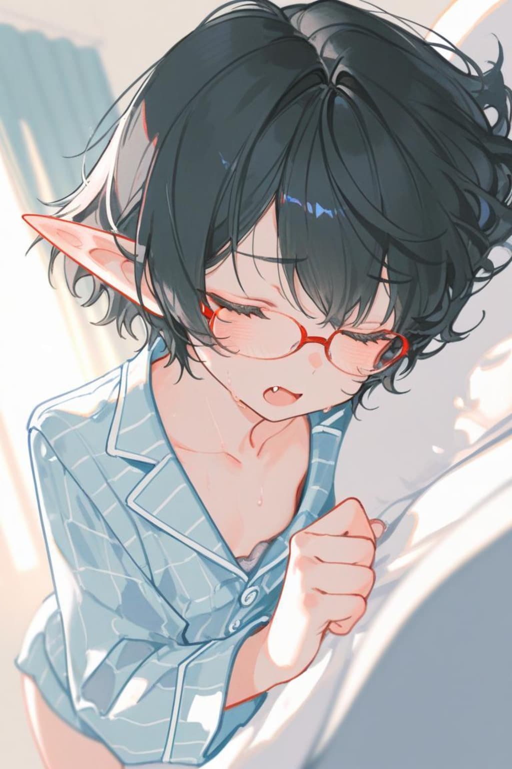 暑い…Zzz…