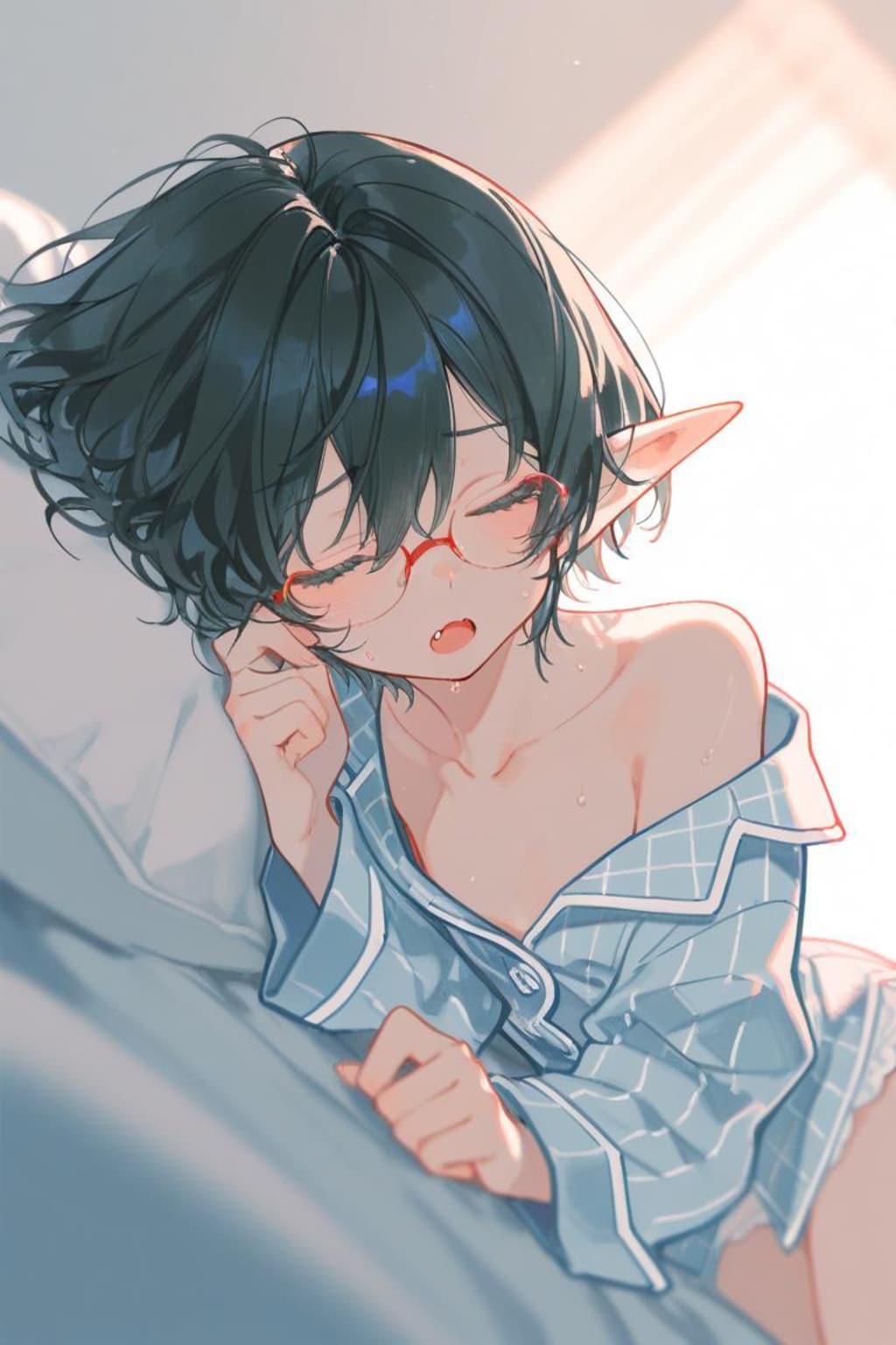 暑い…Zzz…