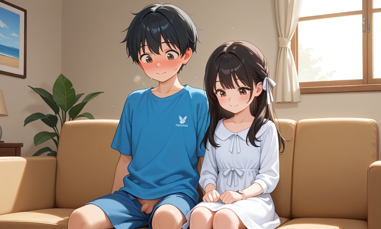 お兄ちゃん、ママに言い付けるよ・・・