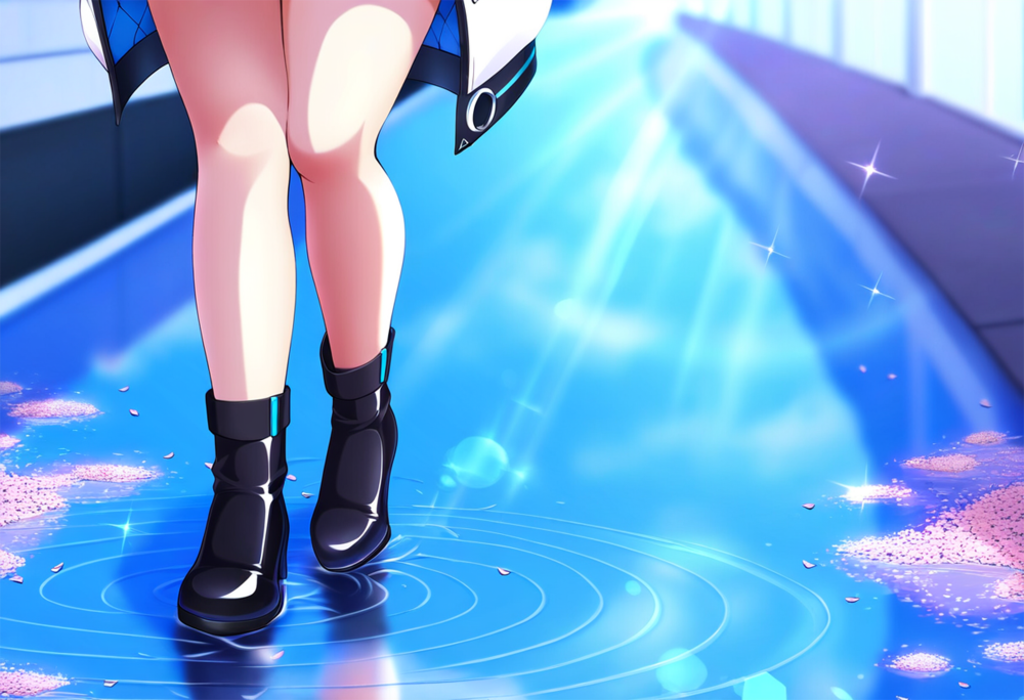 春の雨上がりのユウカ