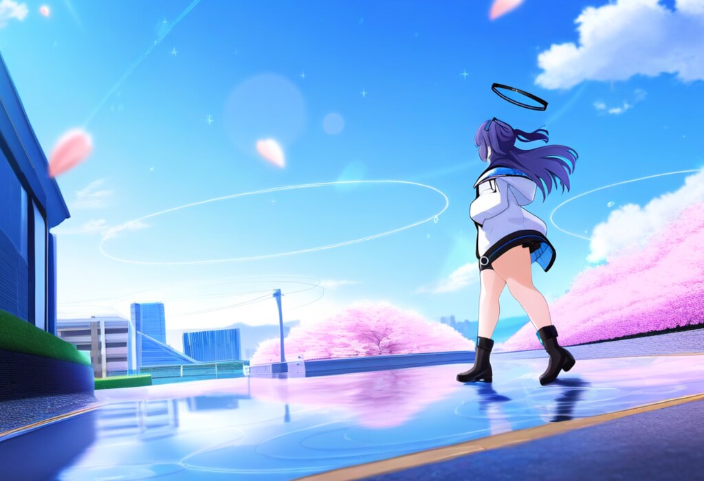 春の雨上がりのユウカ