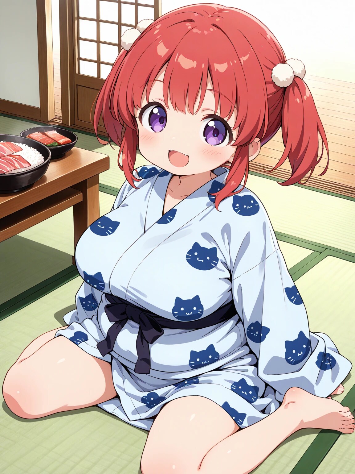 旅館でごはん(めろんぐみ)