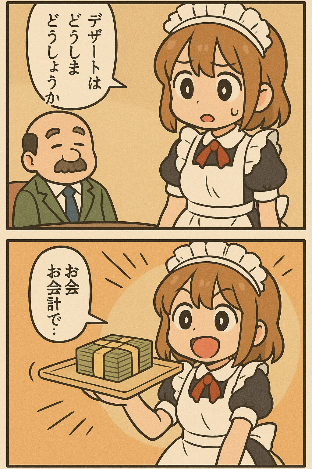 レストランで理不尽漫画2