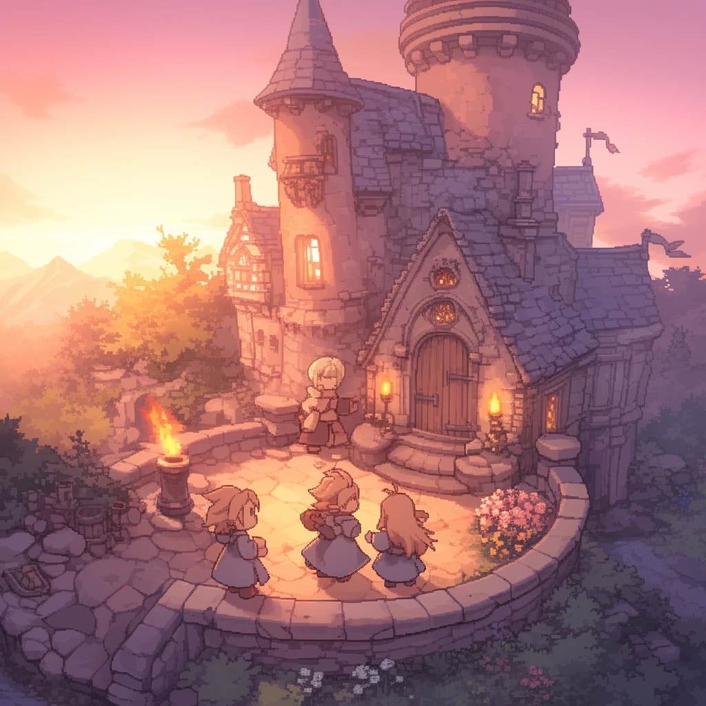 ピクセルアート pixel art