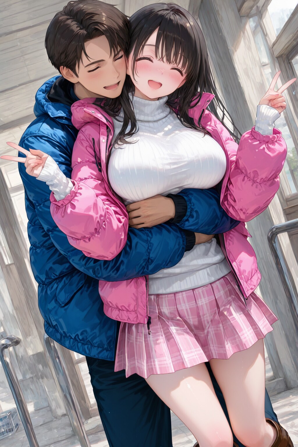 幸せな2人