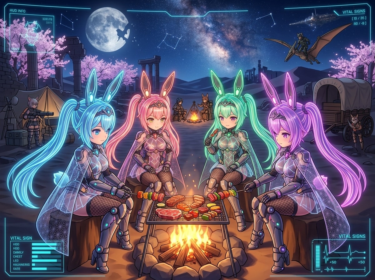 桜防衛キャンプ | の人気AIイラスト・グラビア