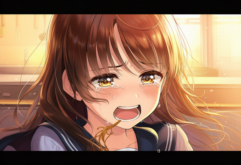 カップ焼きそばの湯切り失敗・・・