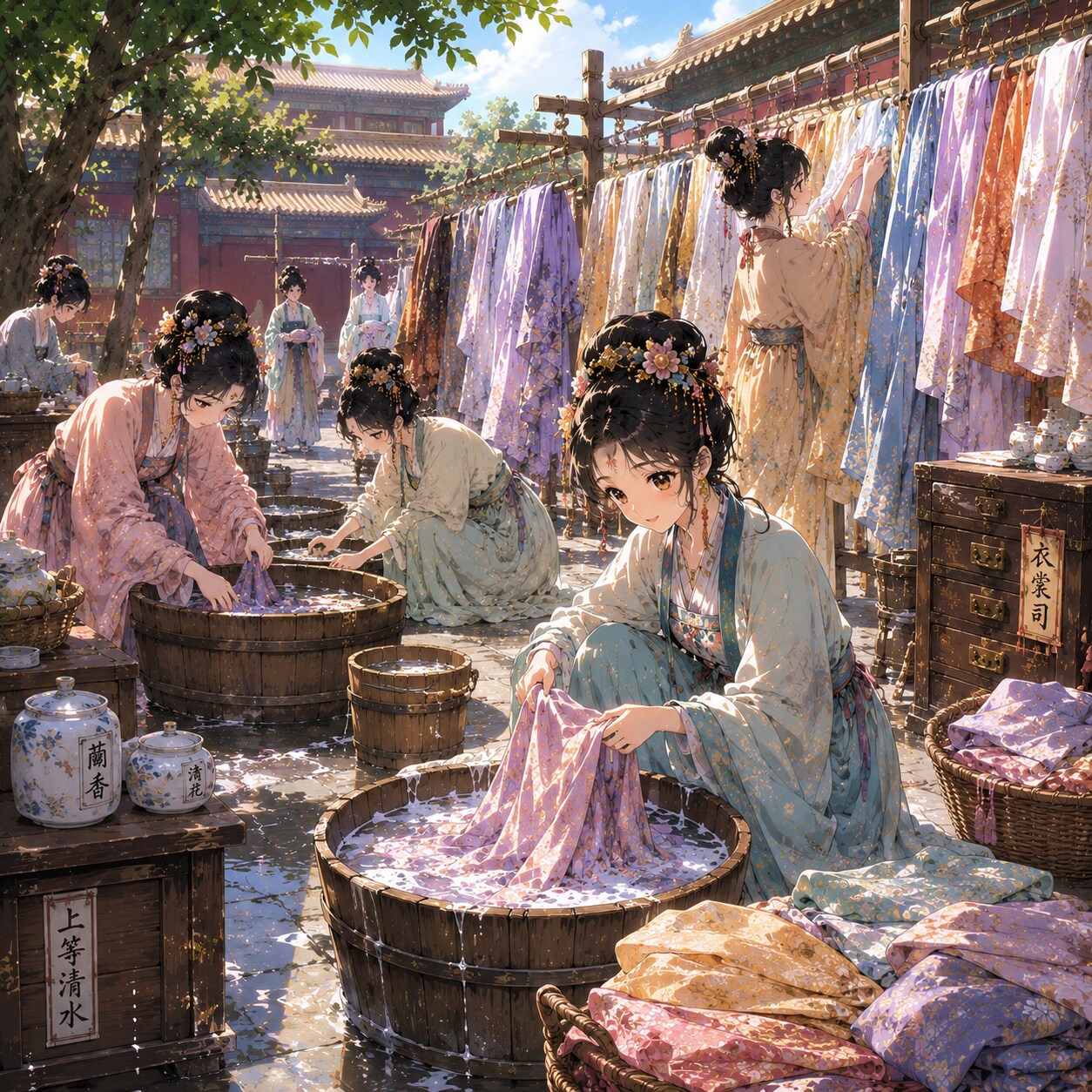 唐王朝の宮女