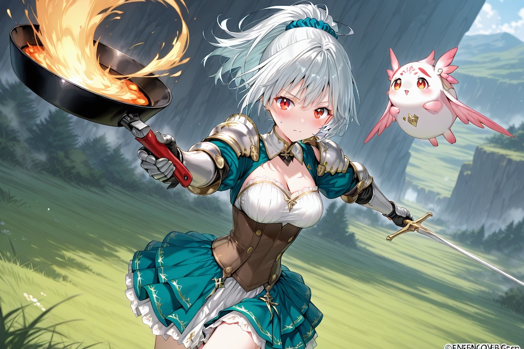 プライパンで戦う雛菊ちゃん