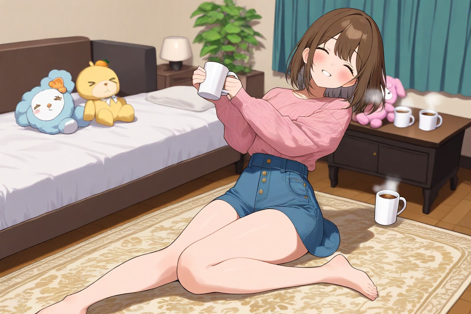 可愛らしいお部屋でリラックス | の人気AIイラスト・グラビア