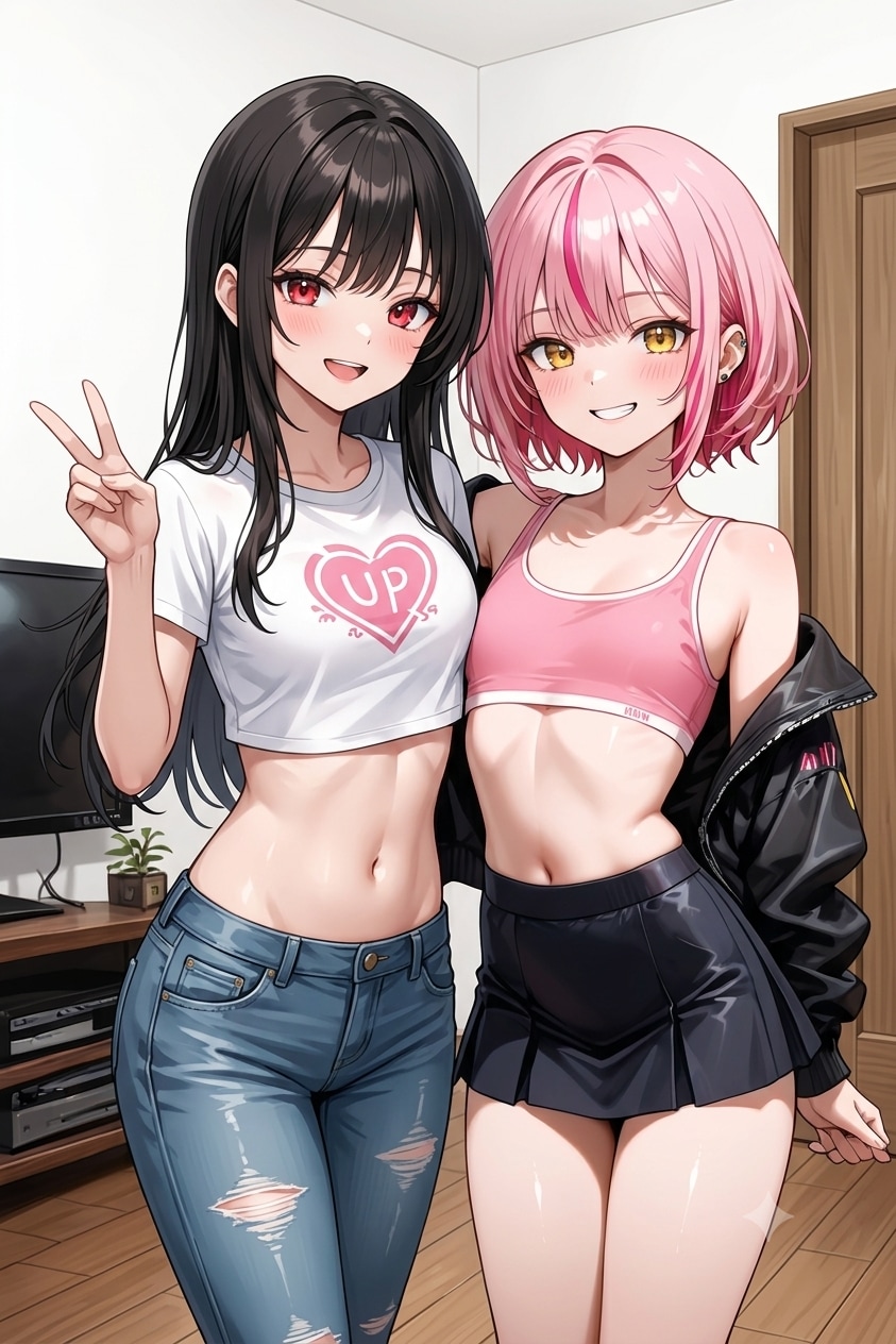 板野ちゃんと彩羽ちゃん