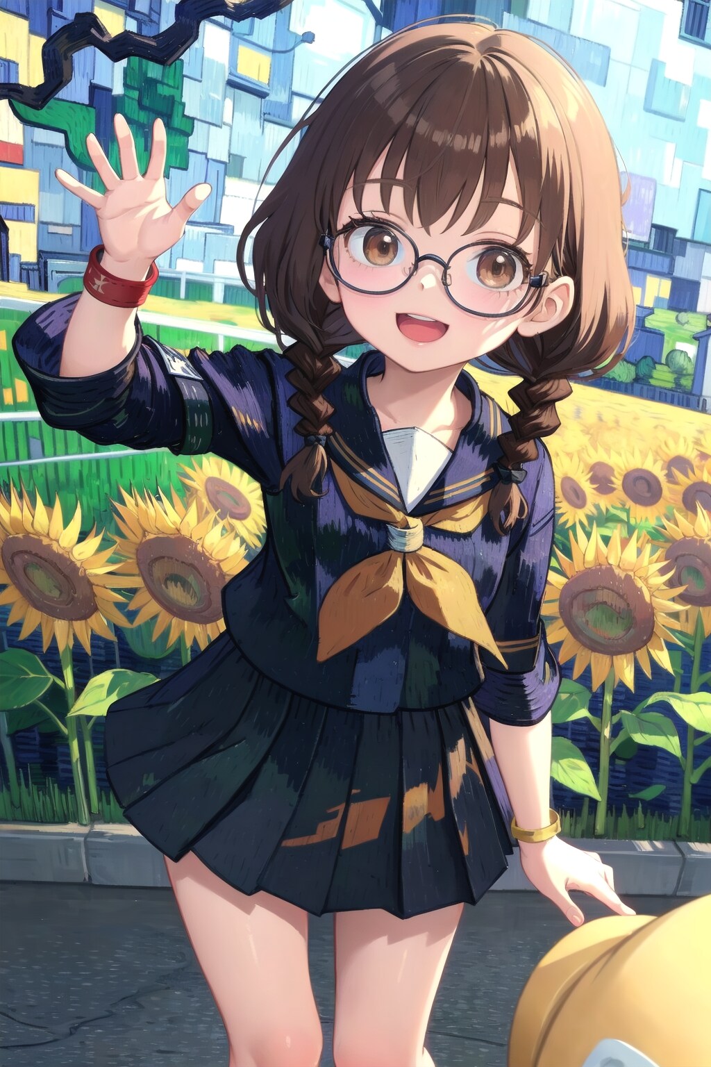 ゴッホ好きの美術部員が委員長ちゃんを描いてみたら…？