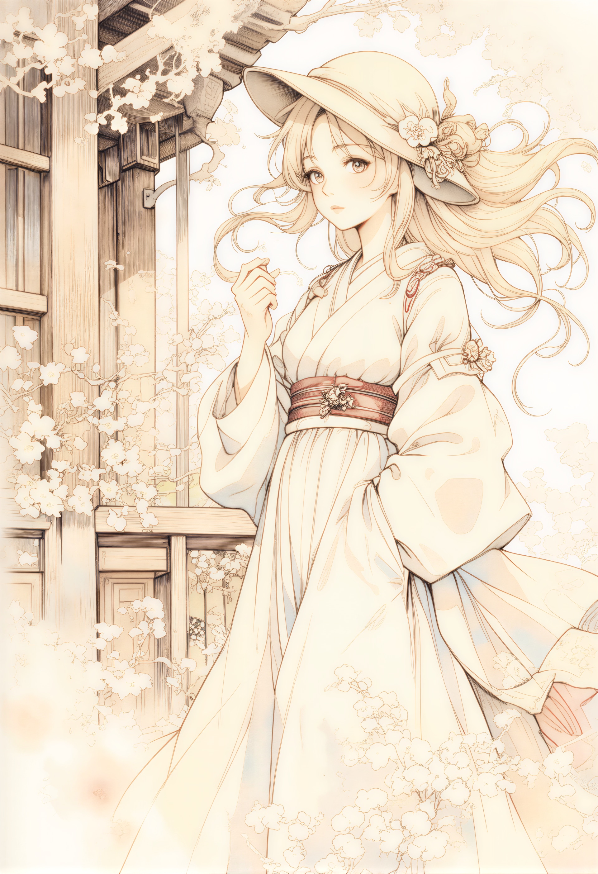 花帽子 | の人気AIイラスト・グラビア