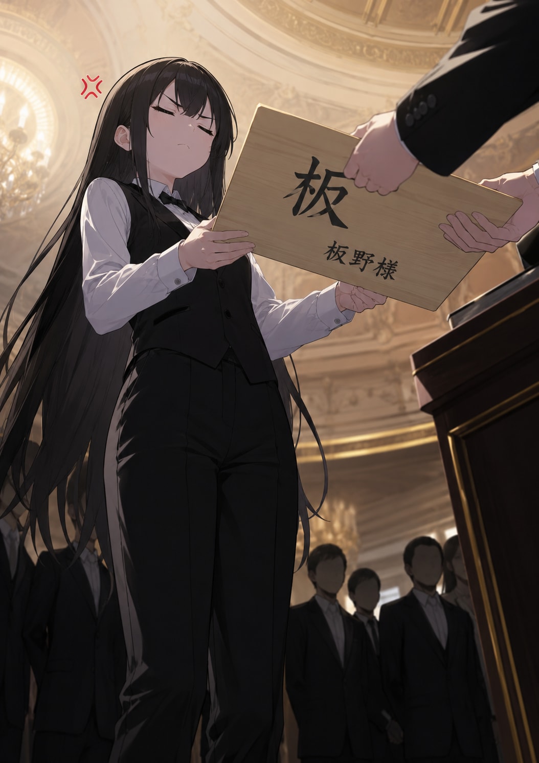 似合うかなと思いイメージしたらちょっと遊び心が…