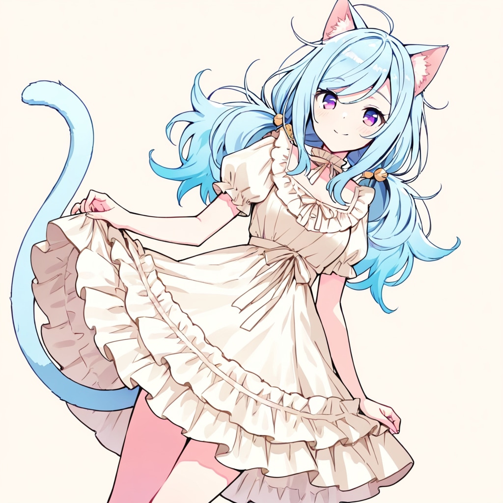 白ドレス🐱