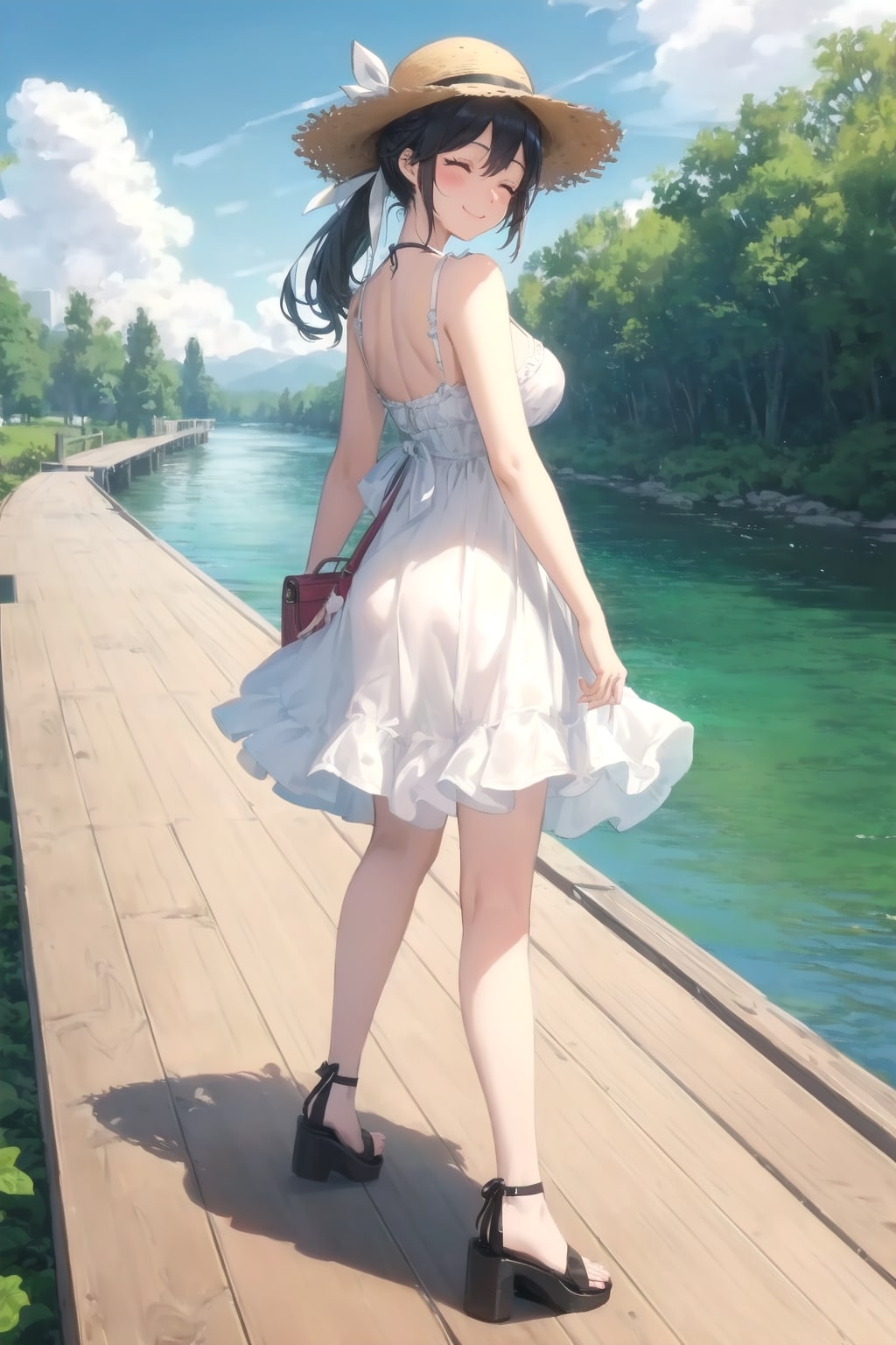 川辺の散歩