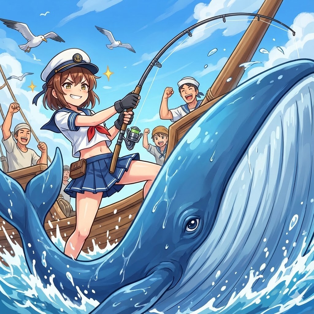 鯨🐳釣ったぞ