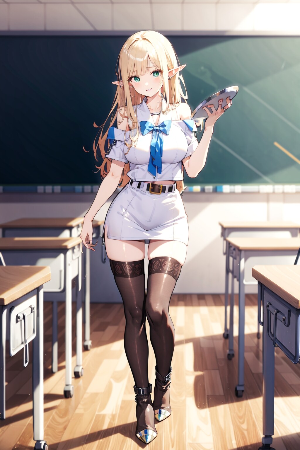 教室でコスプレ喫茶