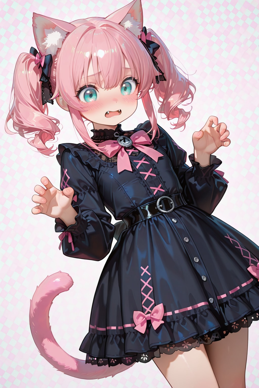 今日の猫耳ピンクちゃん | の人気AIイラスト・グラビア