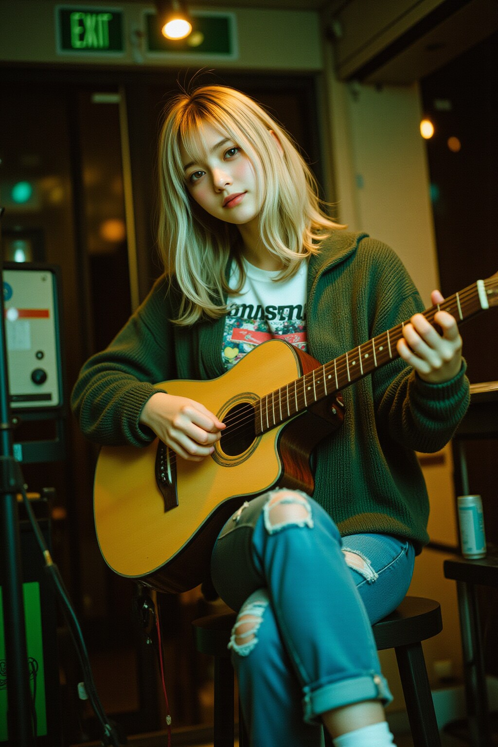 ギター女子
