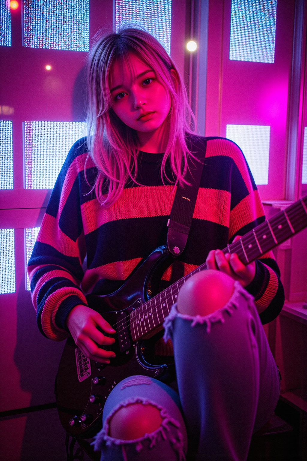 ギター女子