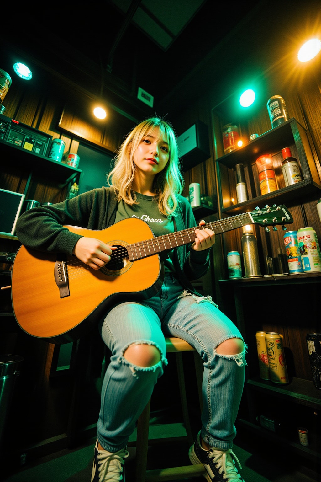 ギター女子