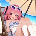 女の子と海 7枚目