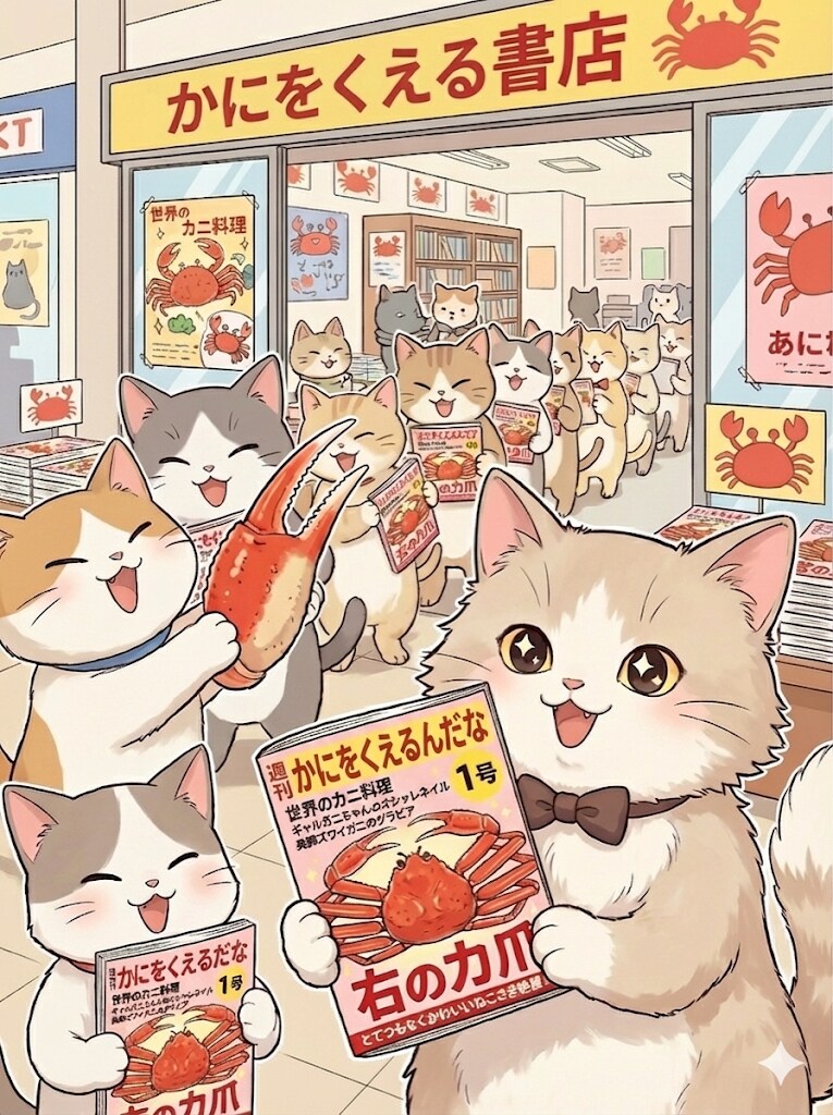 週刊『かにをくえるんだな』 | の人気AIイラスト・グラビア