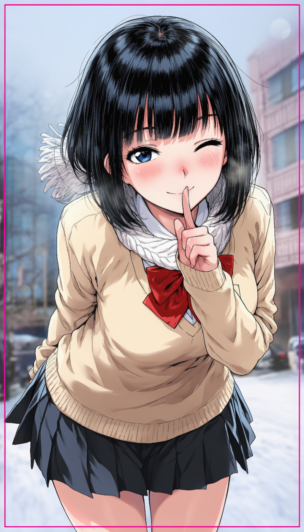 雪のあと